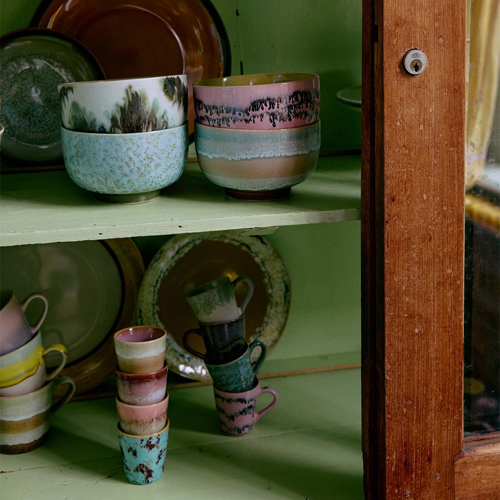 70s Ceramics: Ristretto Mugs - Futurism (set de 4)