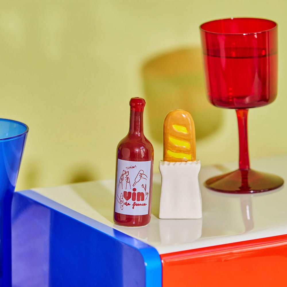 Baguette Wine Salt and Pepper Set