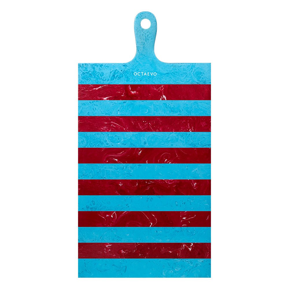 Serving Board Mediterraneao Burgundy / Blue