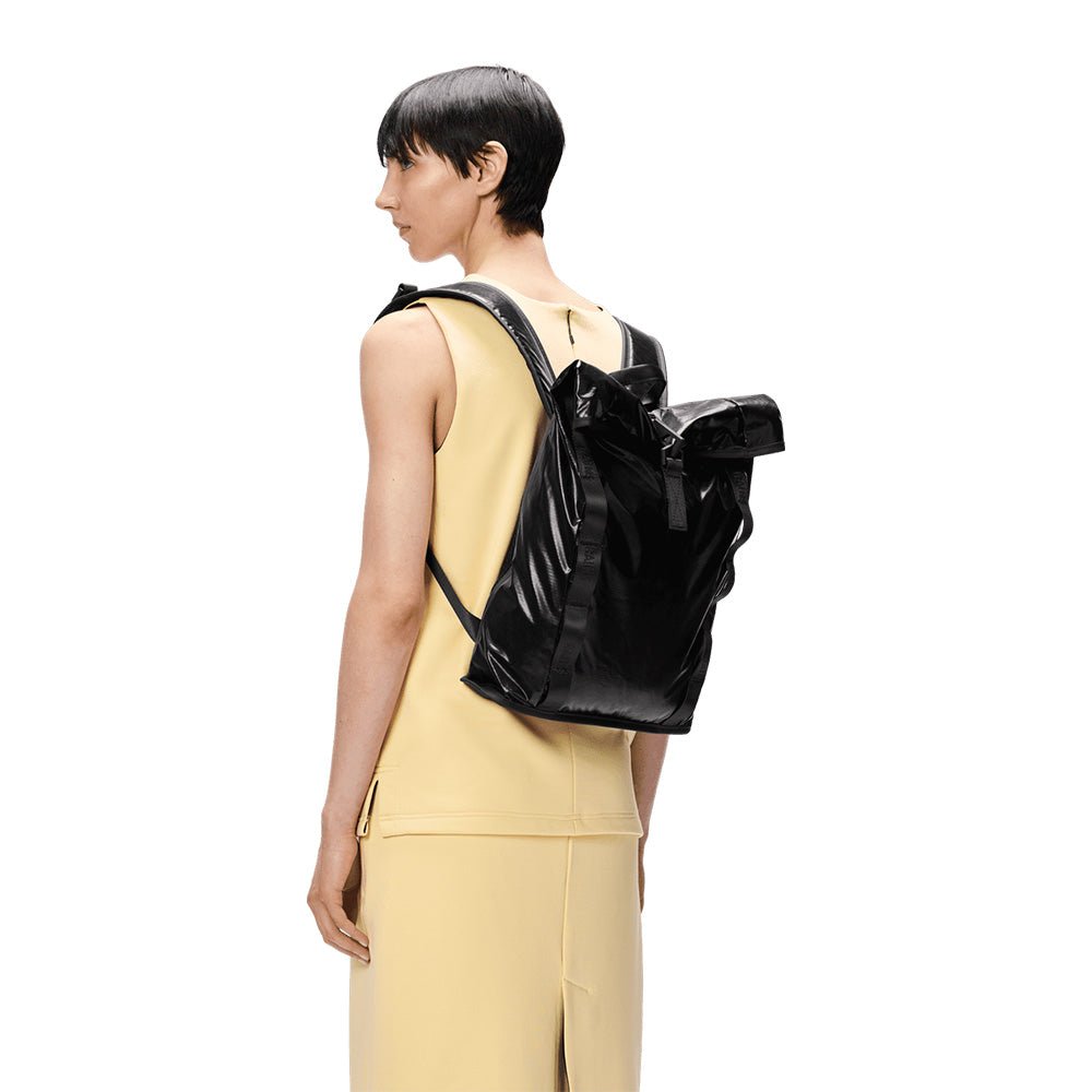 Sibu Rolltop Rucksack Mini Sac à dos noir