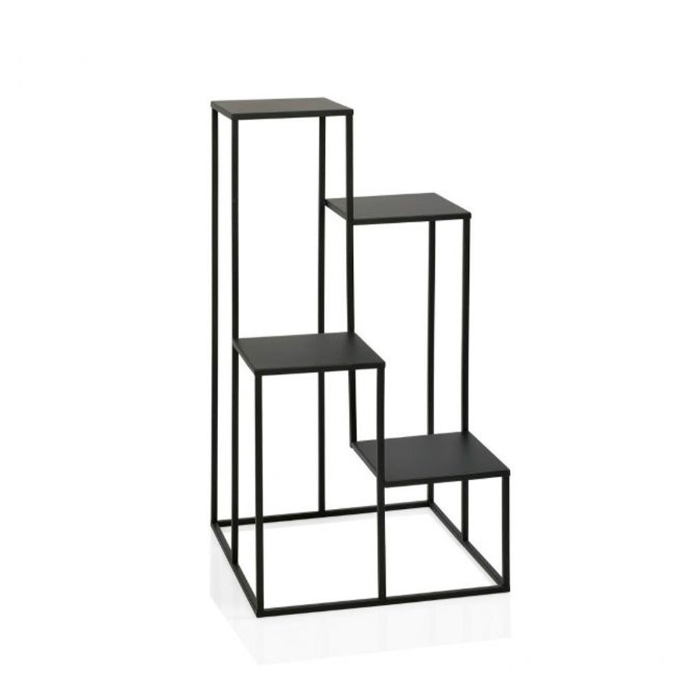 Soporte Plantas Metal Negro