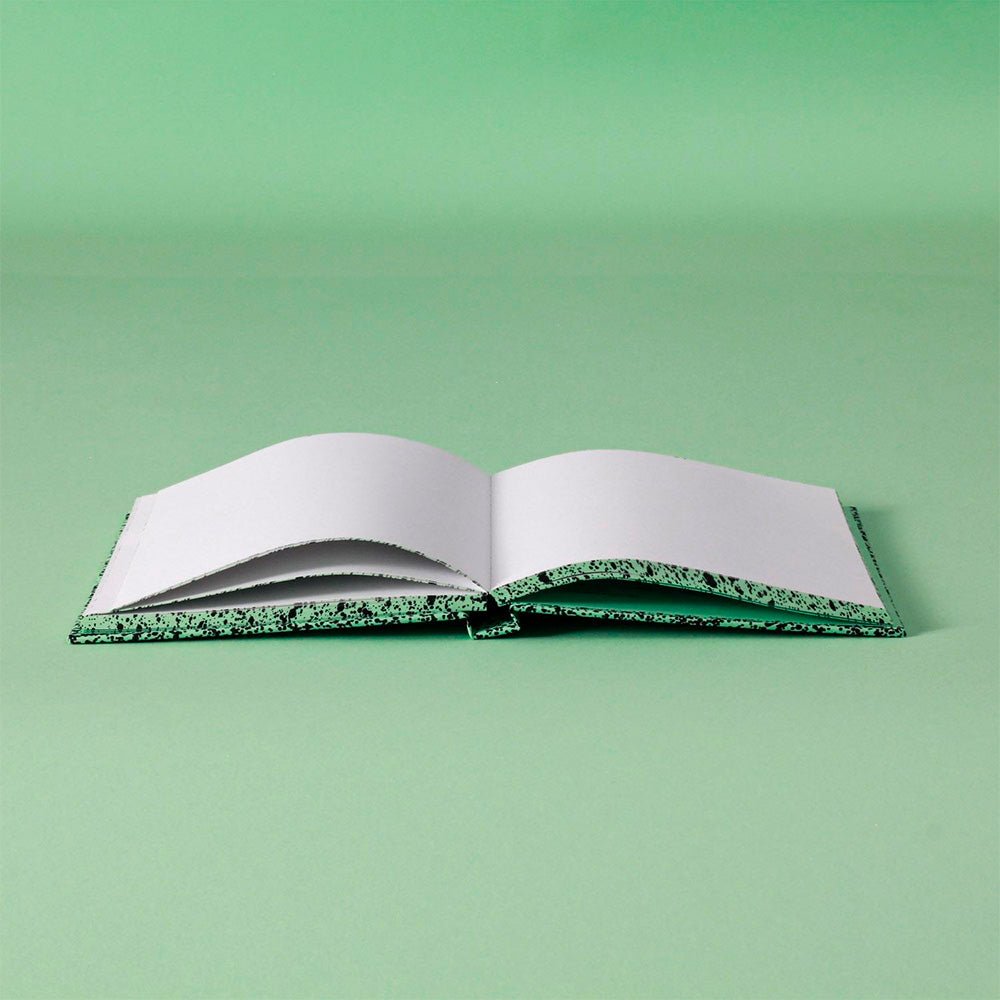 Cuaderno Spray Splash Verde Pálido Cubierta Dura