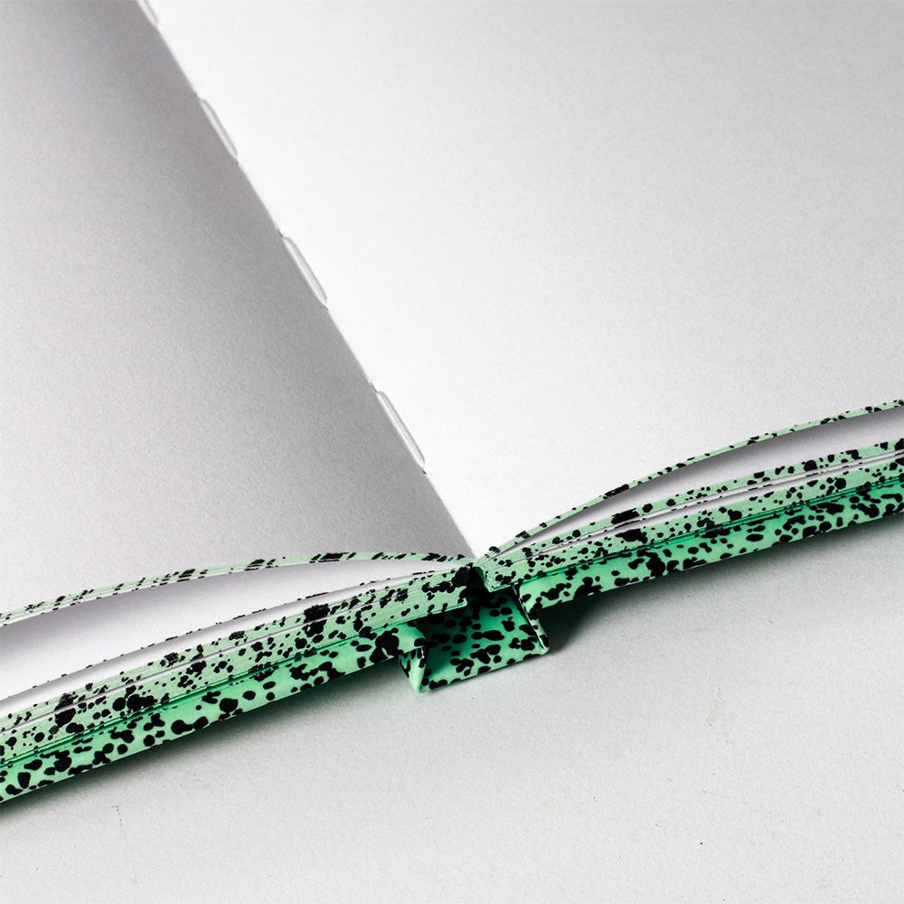 Cuaderno Spray Splash Verde Pálido Cubierta Dura