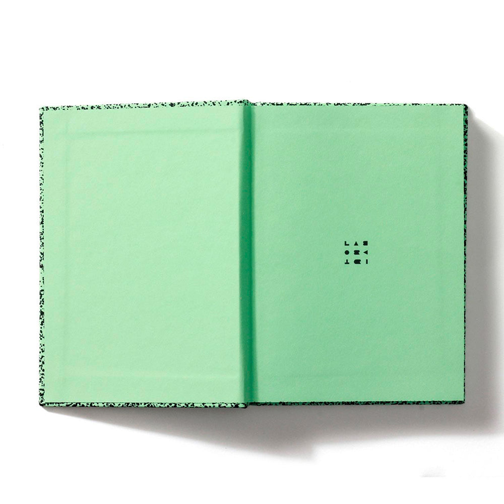 Cuaderno Spray Splash Verde Pálido Cubierta Dura