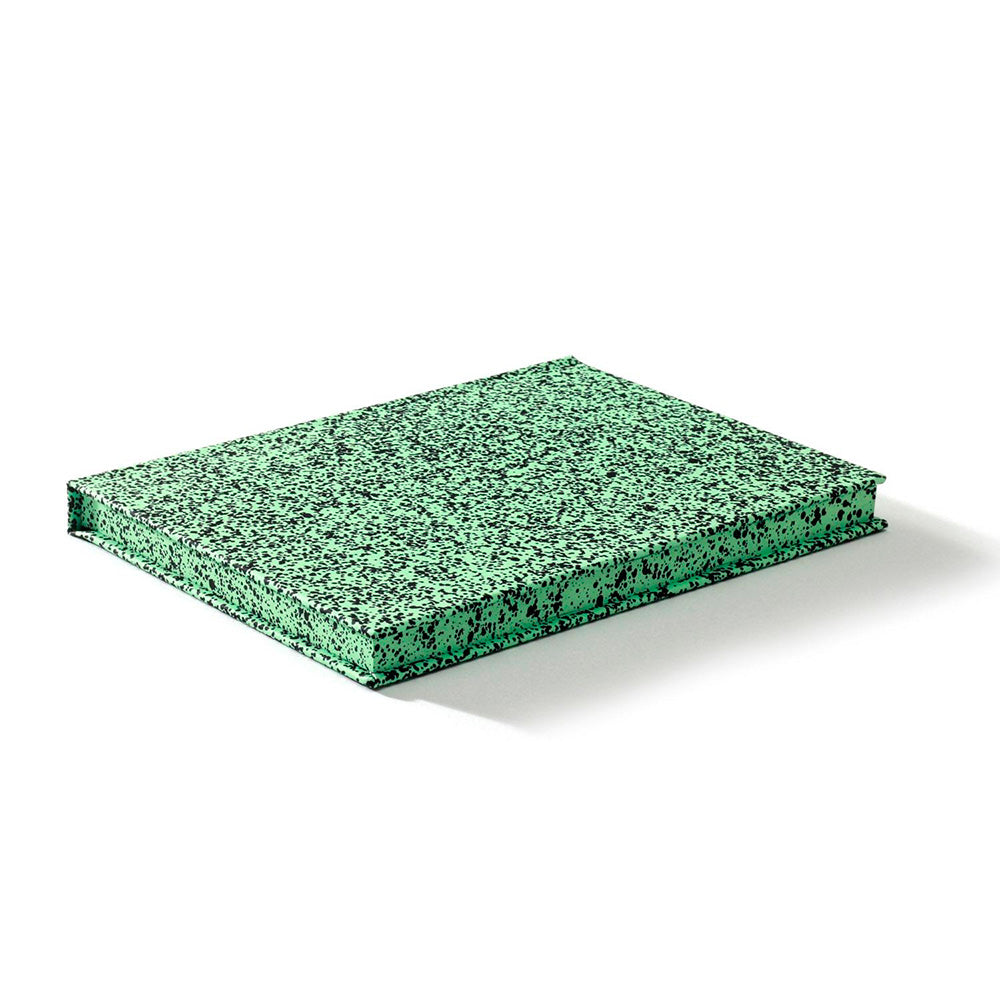 Cuaderno Spray Splash Verde Pálido Cubierta Dura