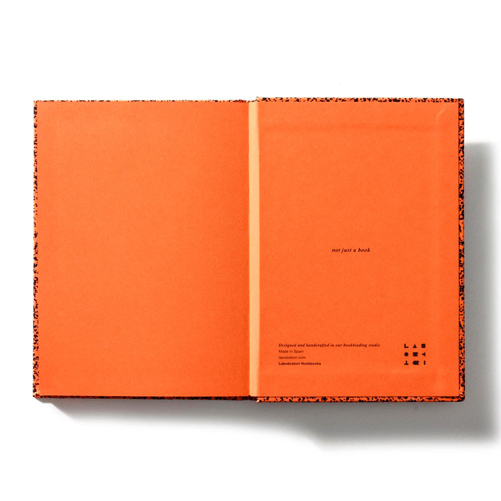 Cuaderno Spray Splash Naranja Cubierta Dura