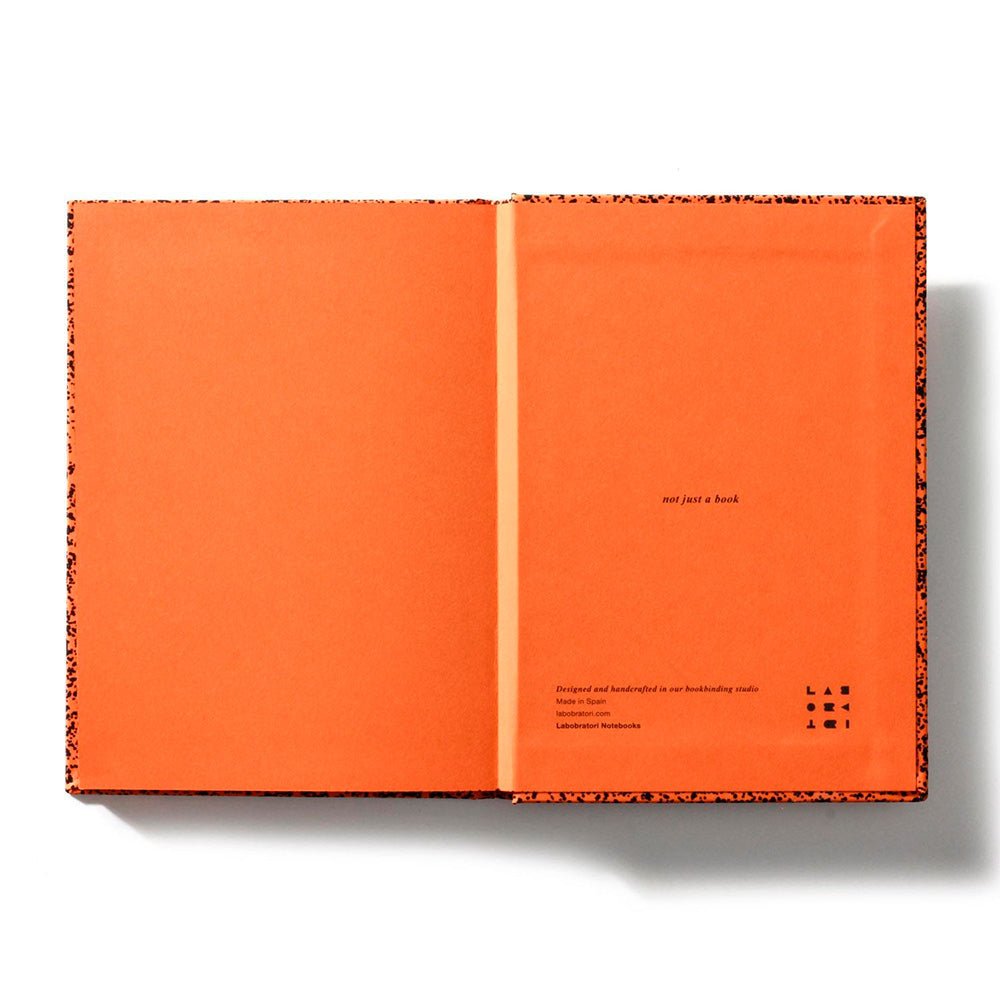 Cuaderno Spray Splash Naranja Cubierta Dura