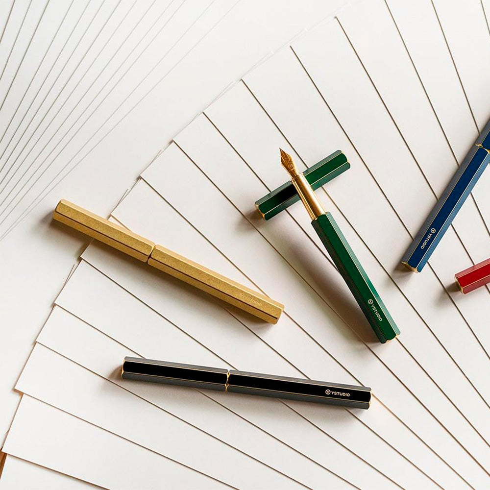 Classic Revolve Fountain Pen Brass M Nib