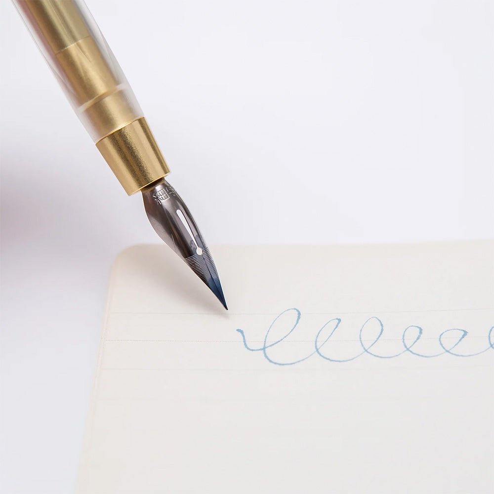 Glamour Evolve Elemental Dip Pen Brass Gold