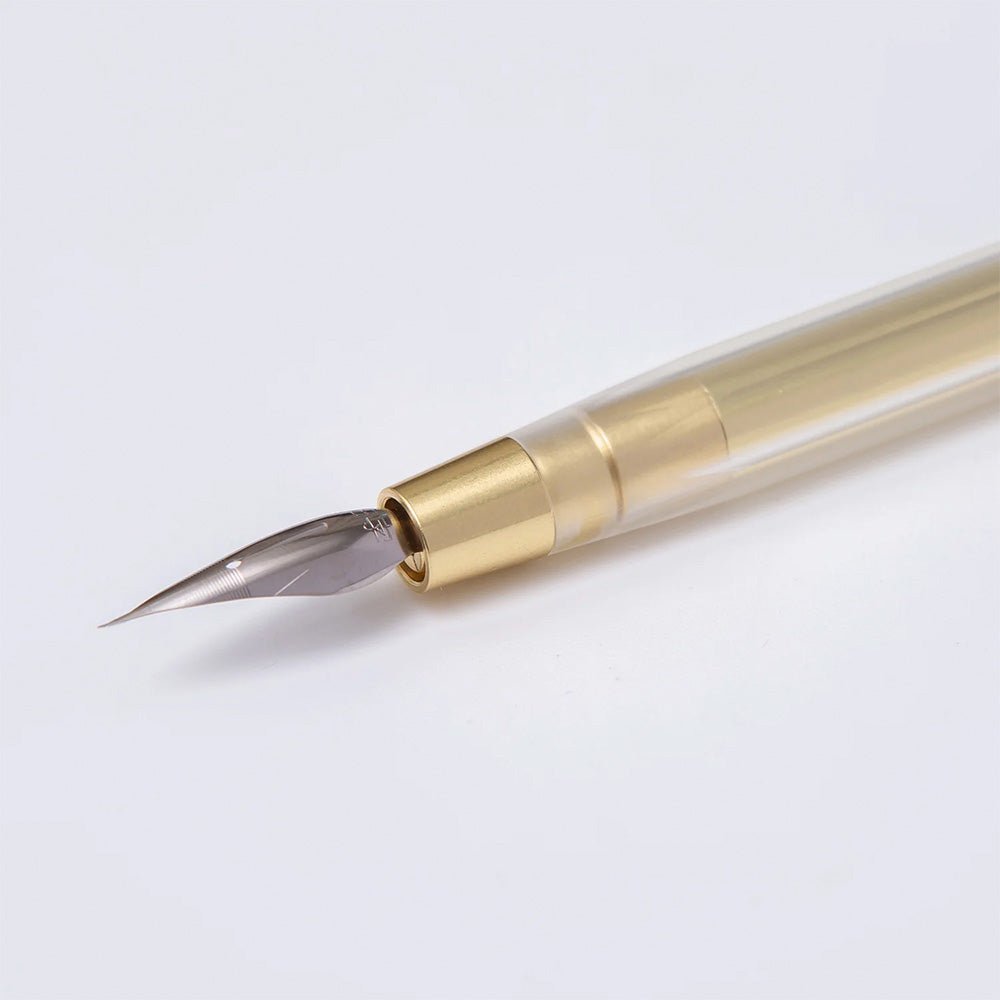 Glamour Evolve Elemental Dip Pen Brass Gold