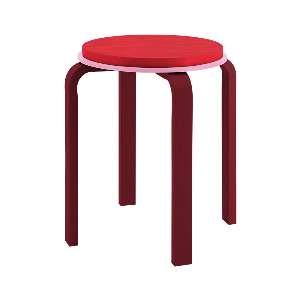 Taburete Max Rojo