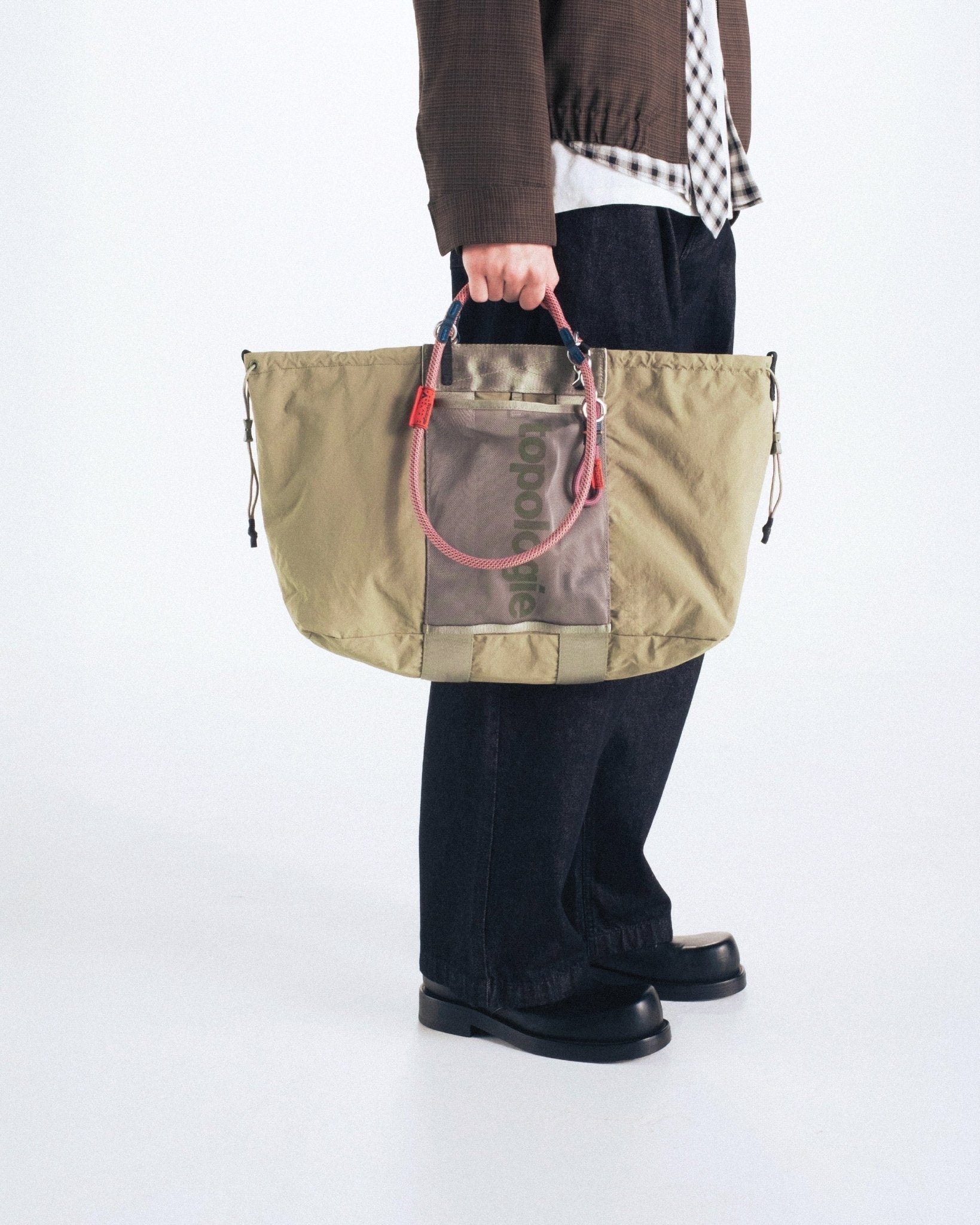 Summit Tote Wide Medium Burn Orange Needle Ripstop