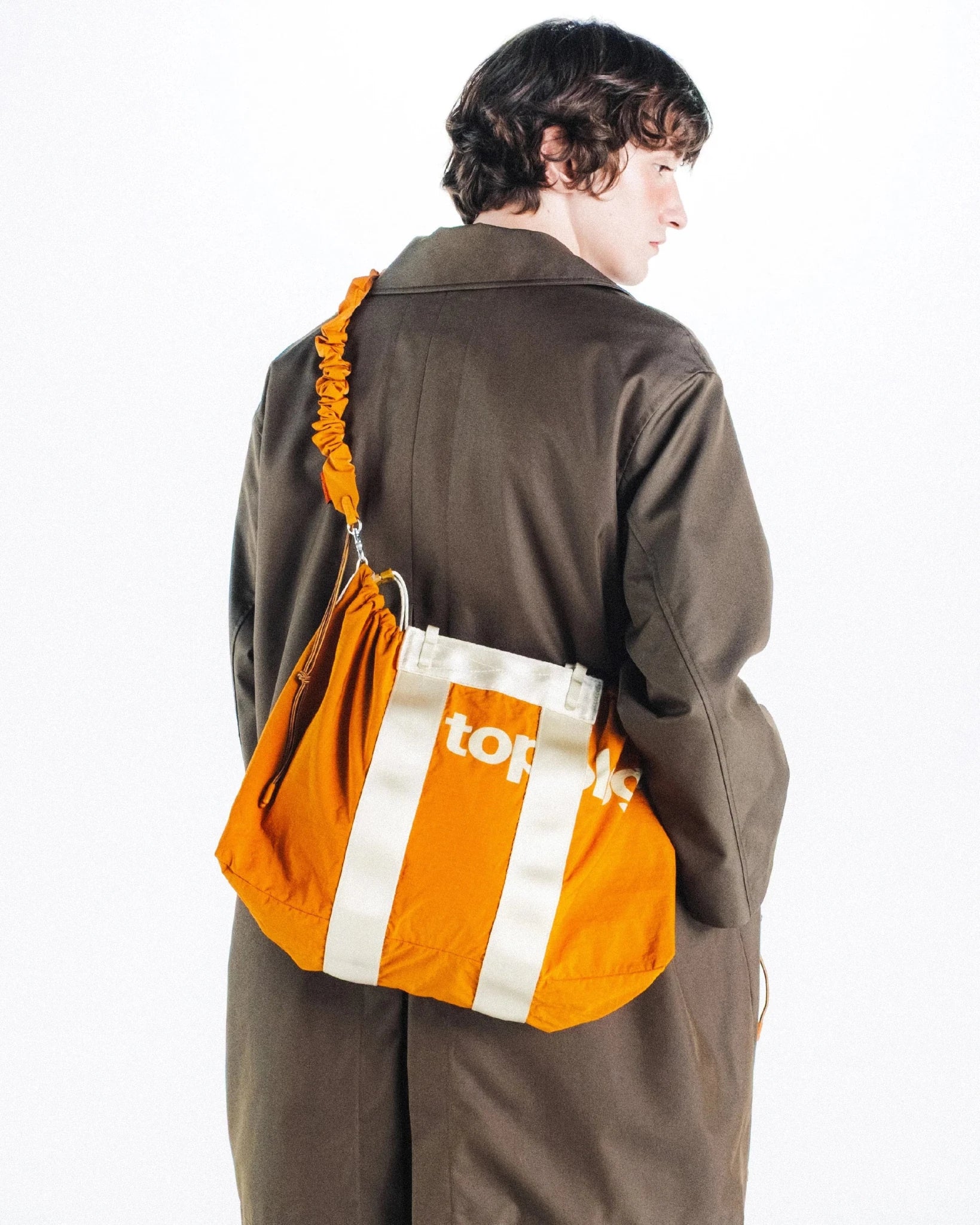 Summit Tote Wide Medium Burn Orange Needle Ripstop