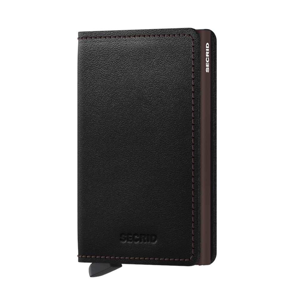 Portefeuille Slimwallet Original Noir - Marron