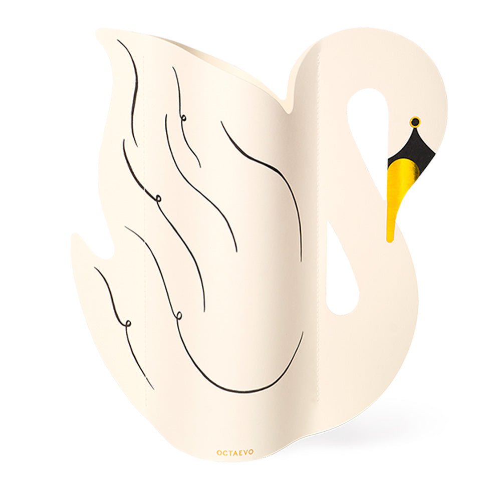 Florero de Papel Cisne