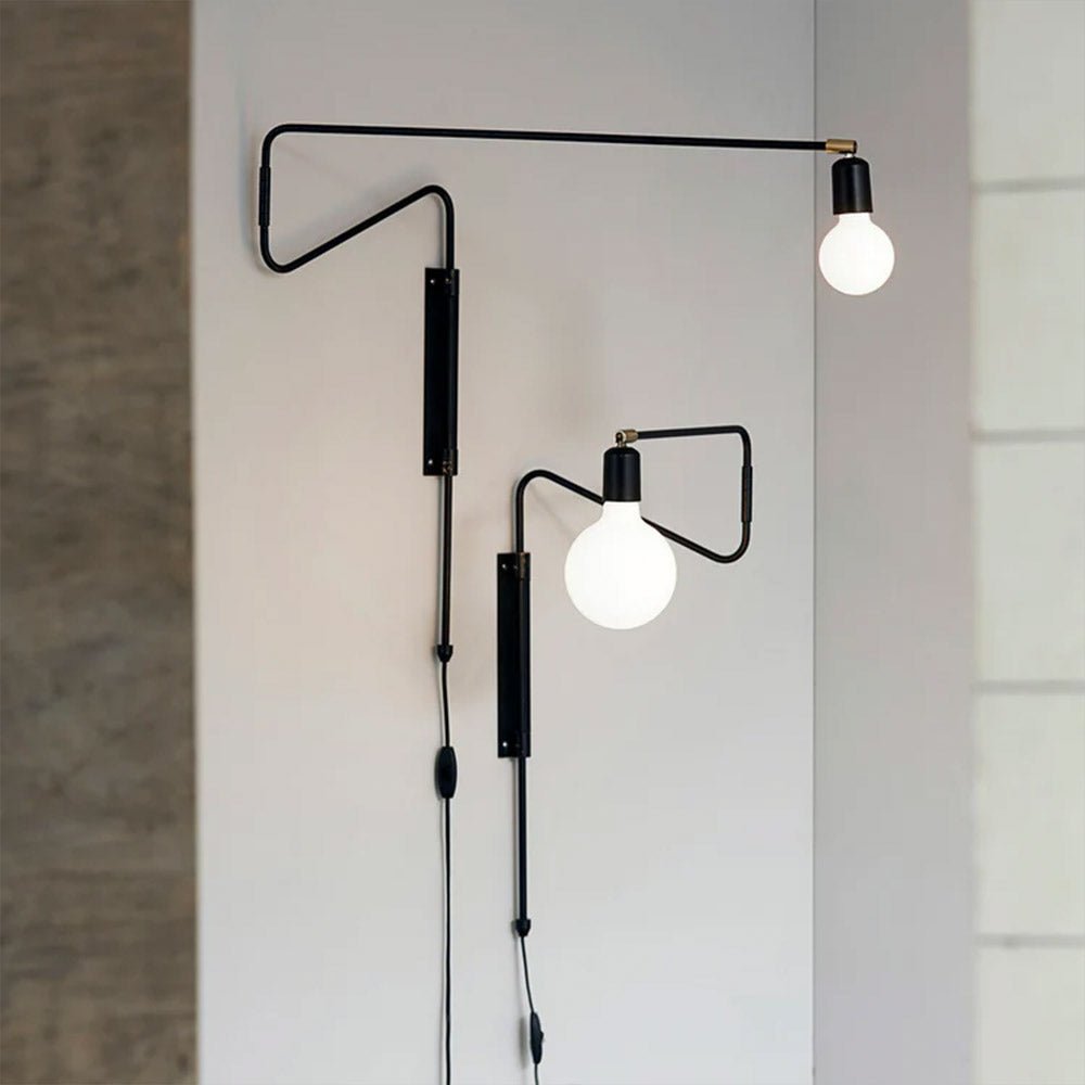 Applique murale Swing noire