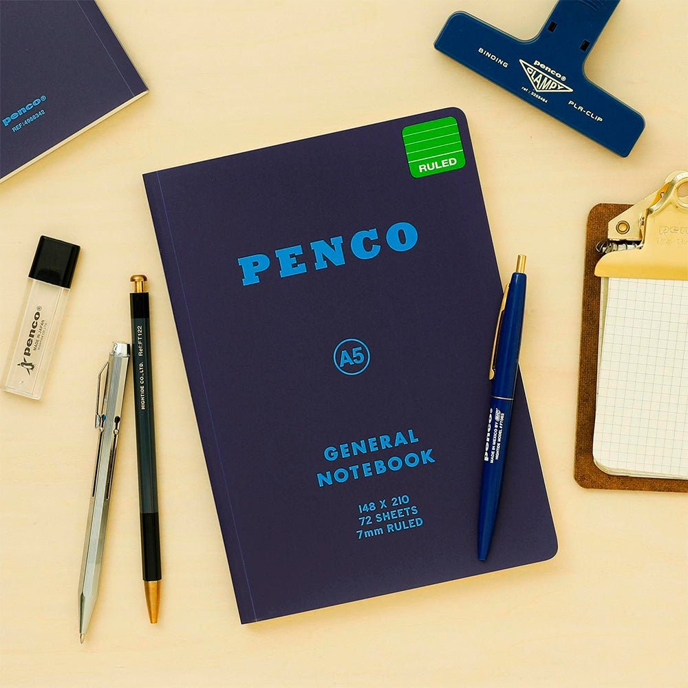 Cuaderno Soft PP A5 Líneas Azul Marino