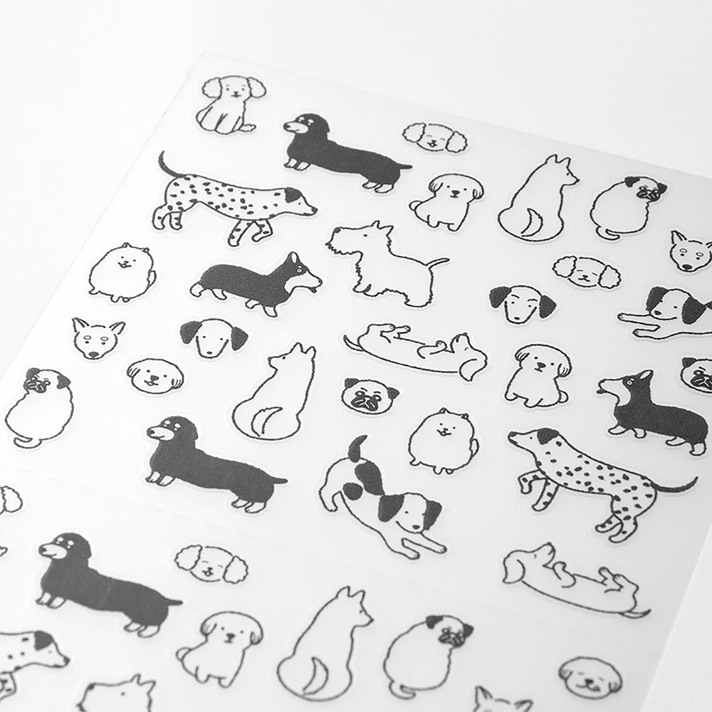 2592 autocollants Chat Dog