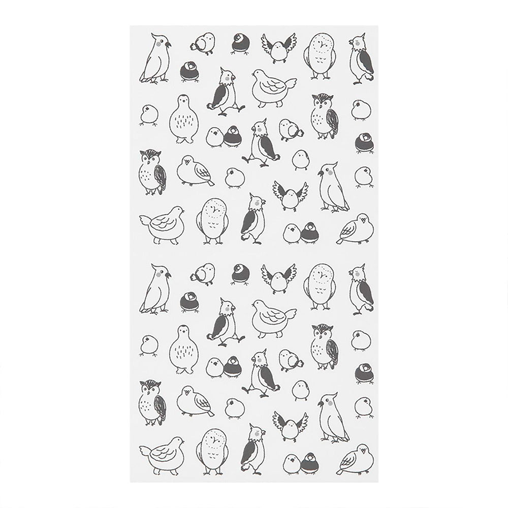 2593 autocollants Chat Birds