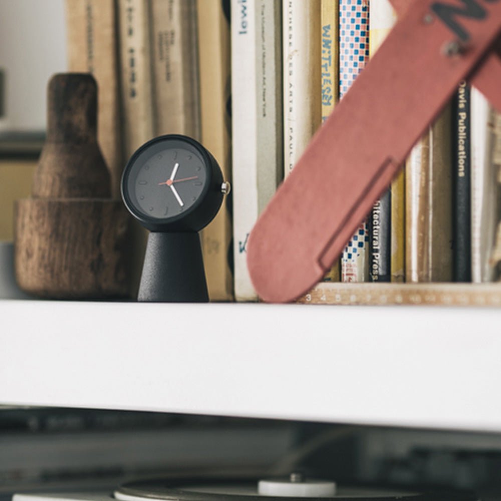 Horloge de table noire
