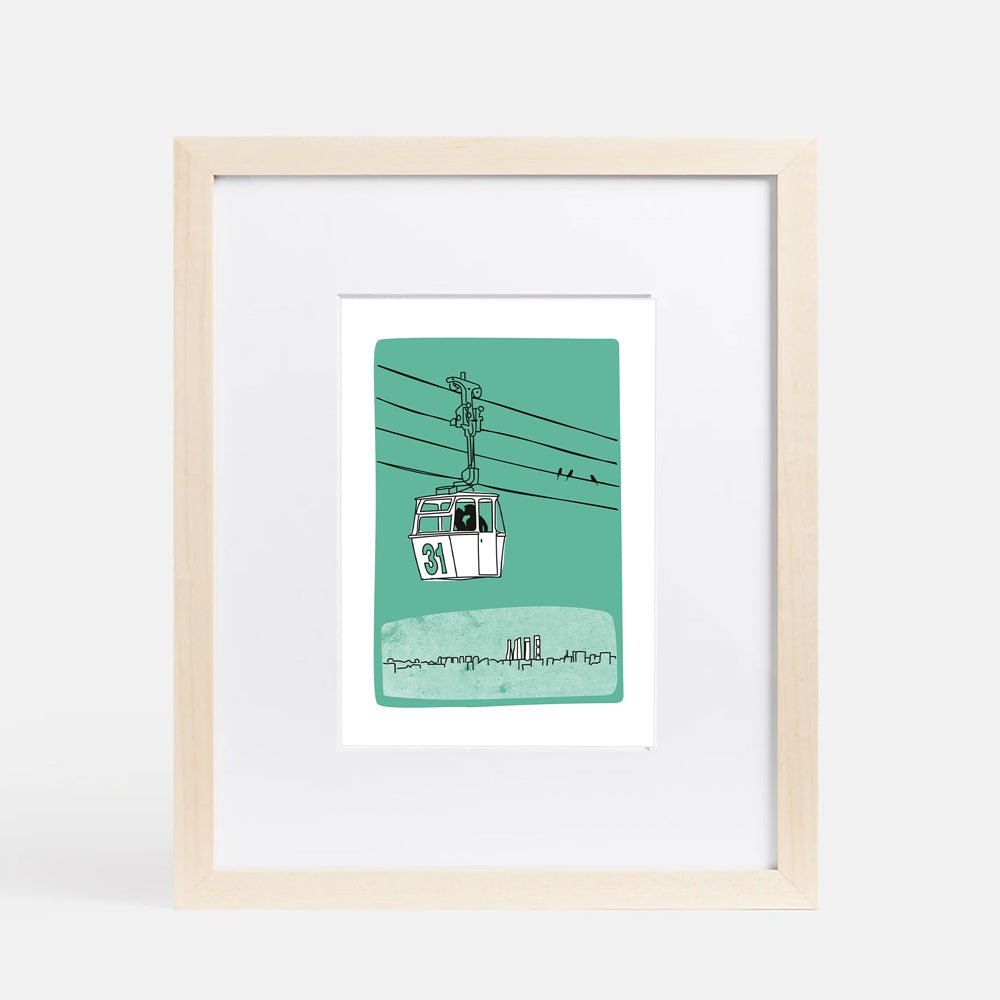 Téléphérique Giclée Print
