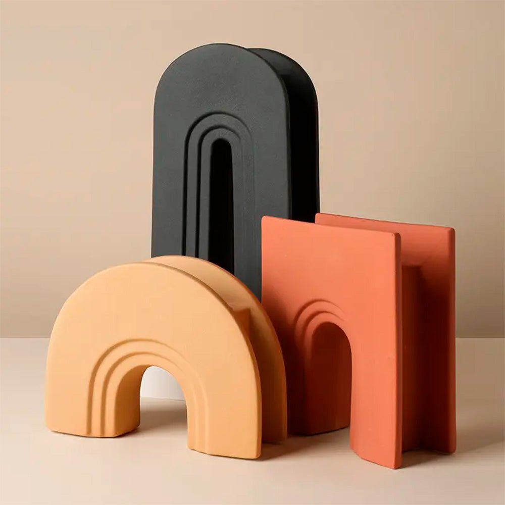 Handmade Nordic Beige Vases Dodeca