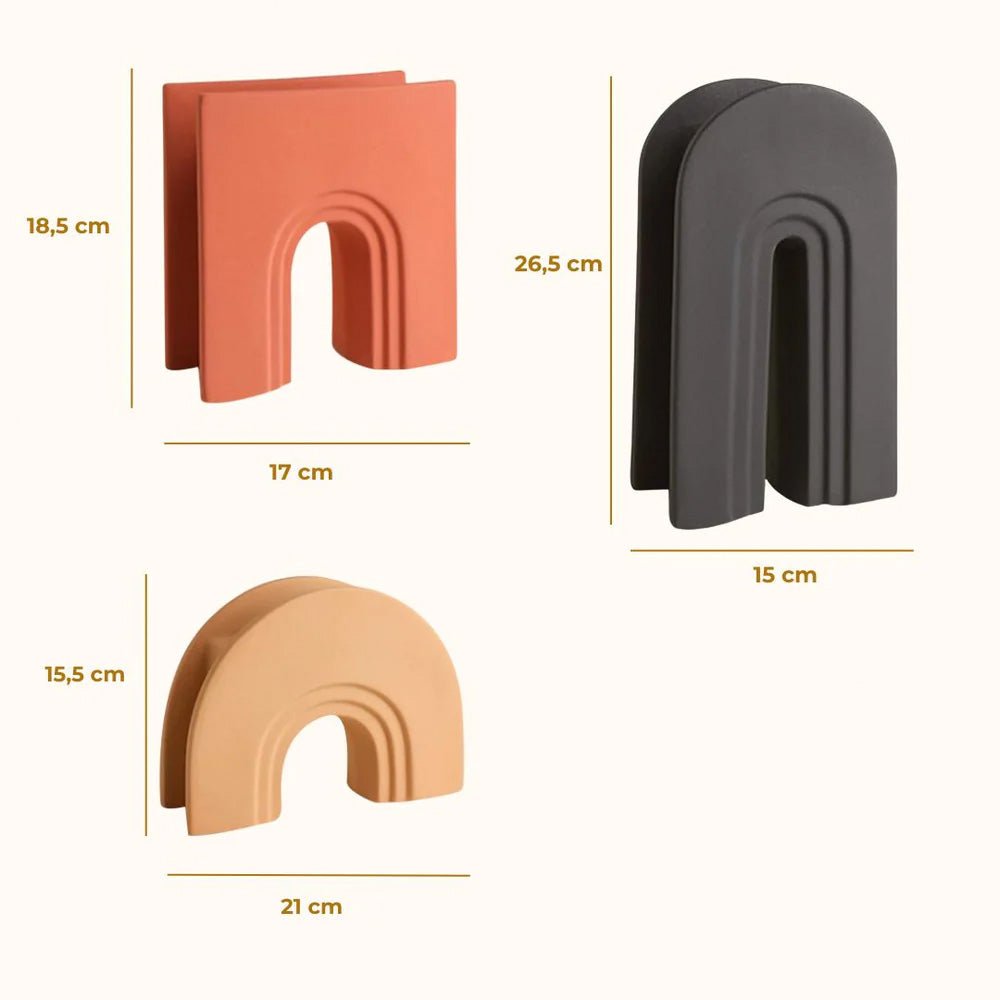Handmade Nordic Terracotta Vases Dodeca