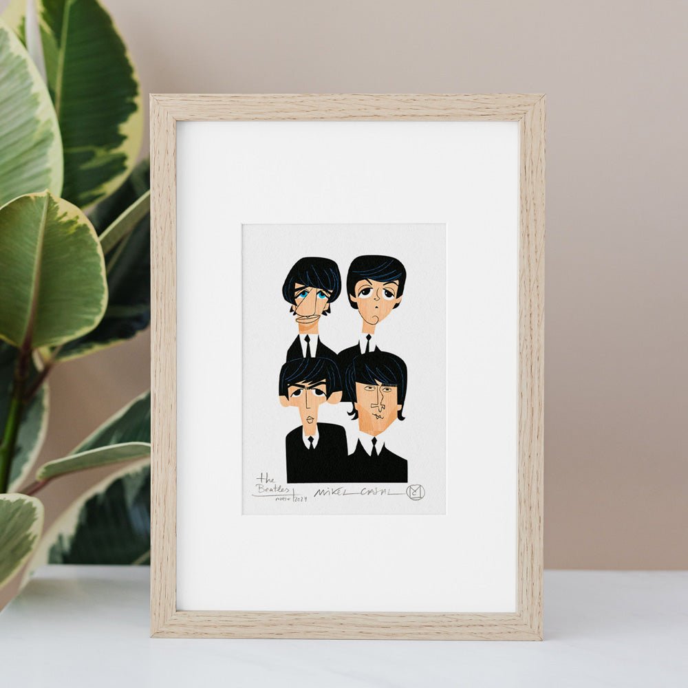 The Beatles Giclée Print A5