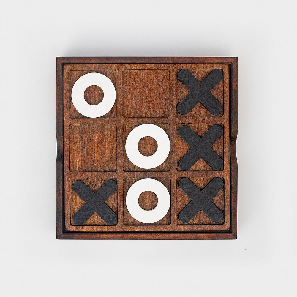 Jeu de morpion en bois