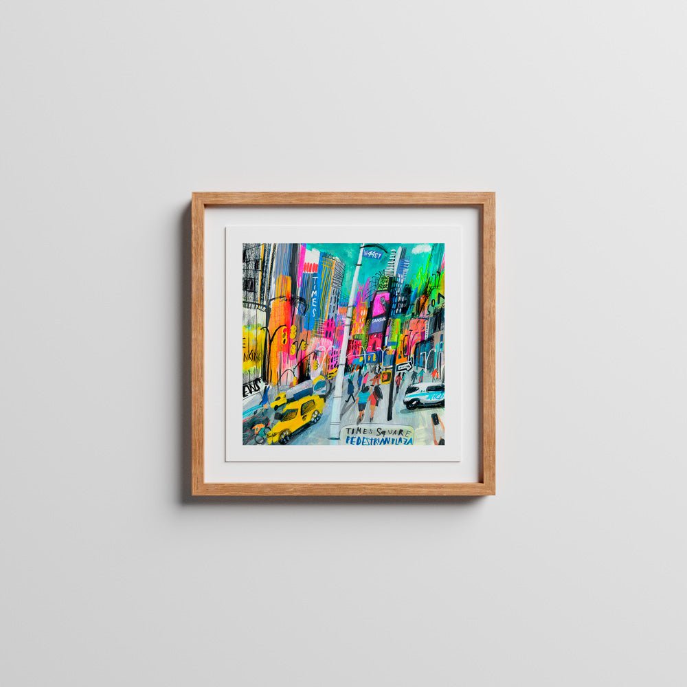 Times Square Impression Giclée 22x22