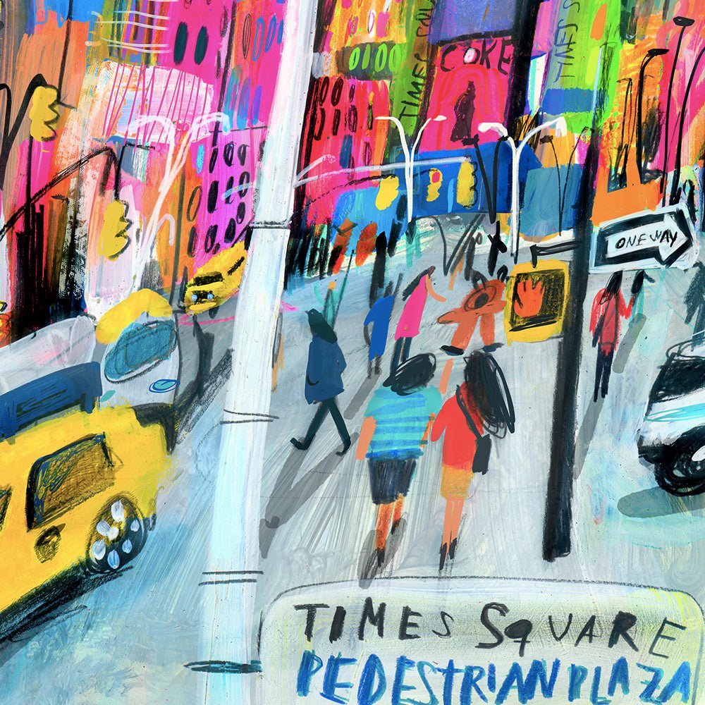 Times Square Impresión Giclée