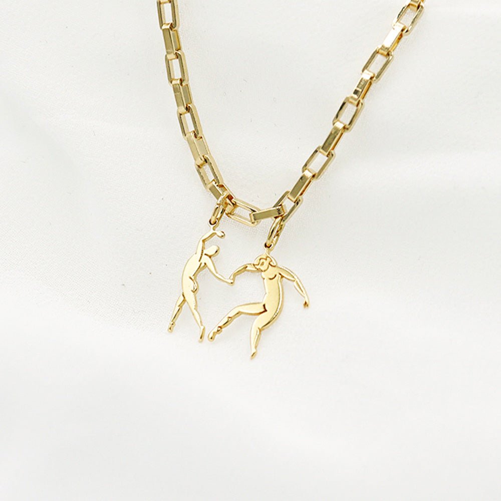 Necklace Together Gold Big