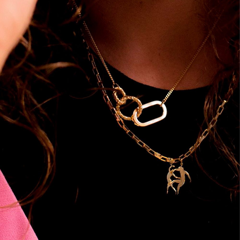 Necklace Together Gold Big