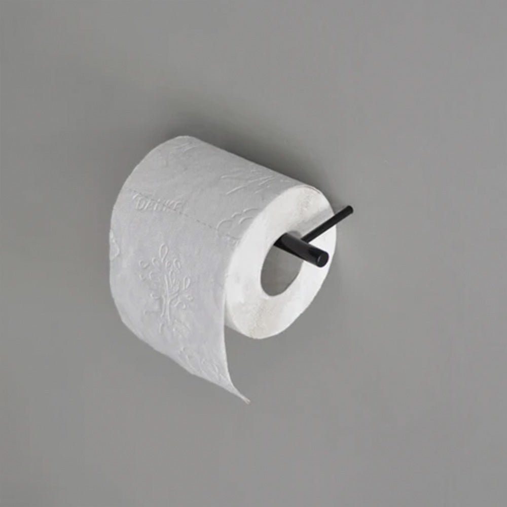Porte-rouleau de papier toilette noir