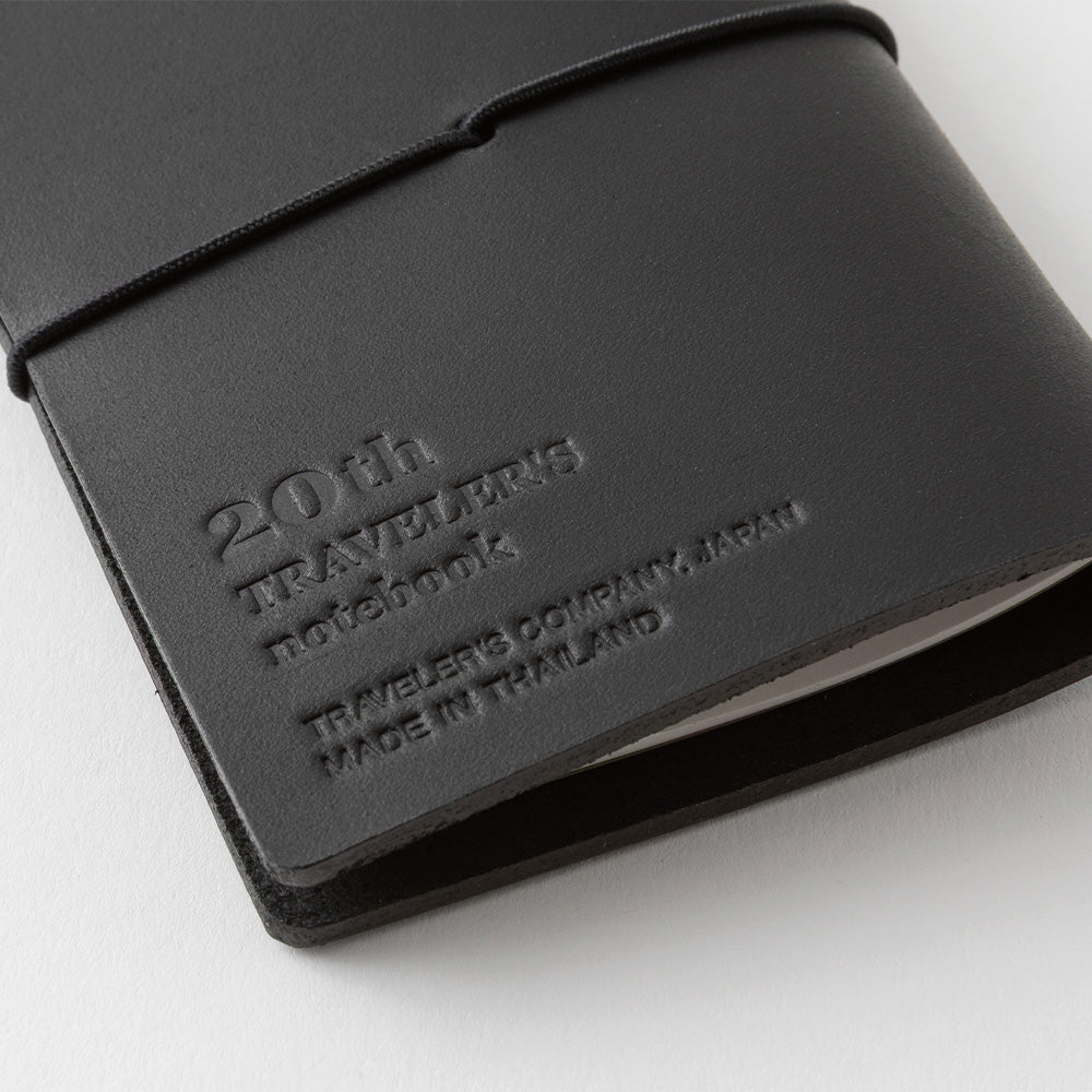 Carnet de voyage format carte, coffret 20e anniversaire noir