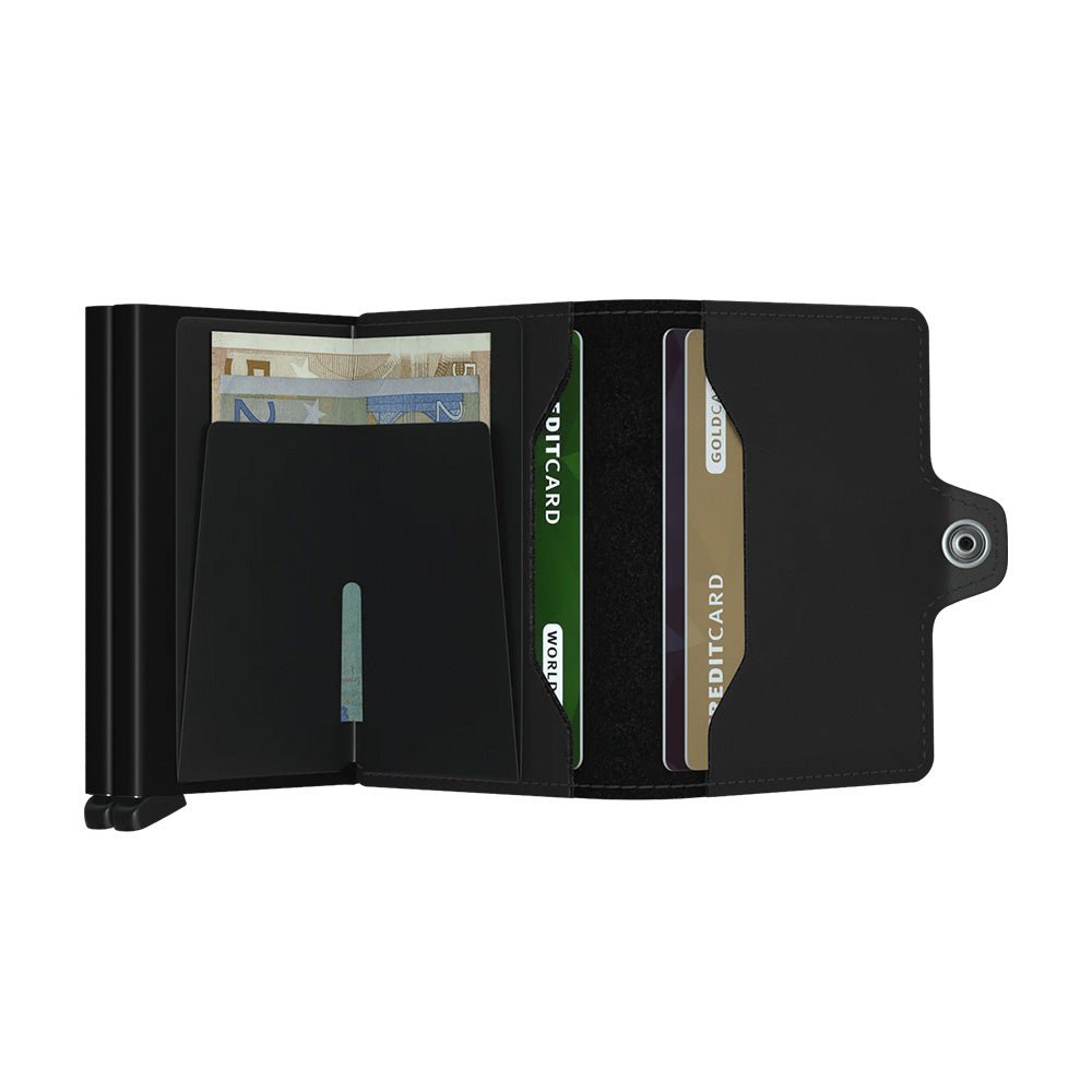 Portefeuille Twinwallet Noir Mat