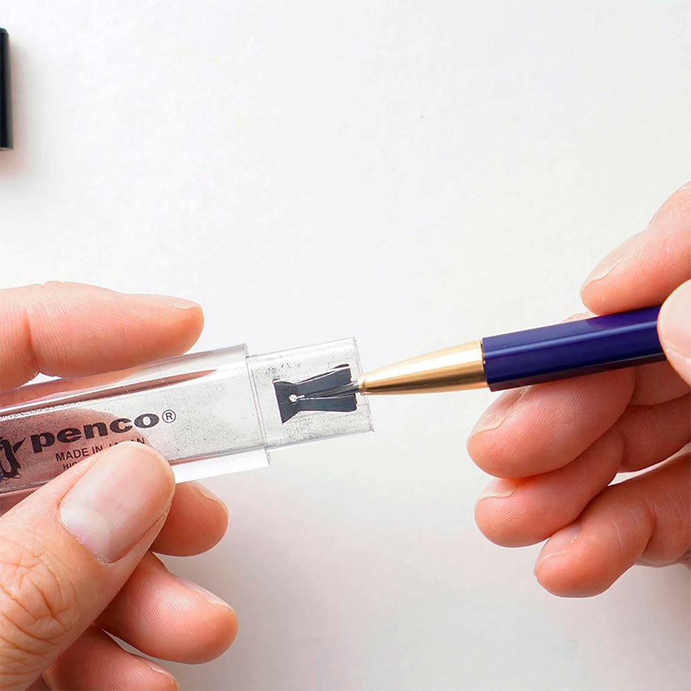 Timber Brass Pencil Navy
