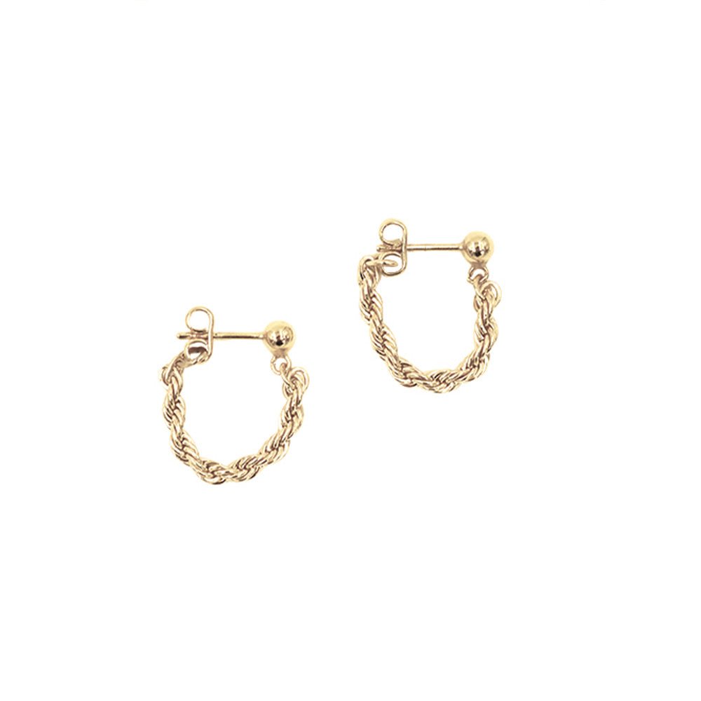 Twister Earrings Gold