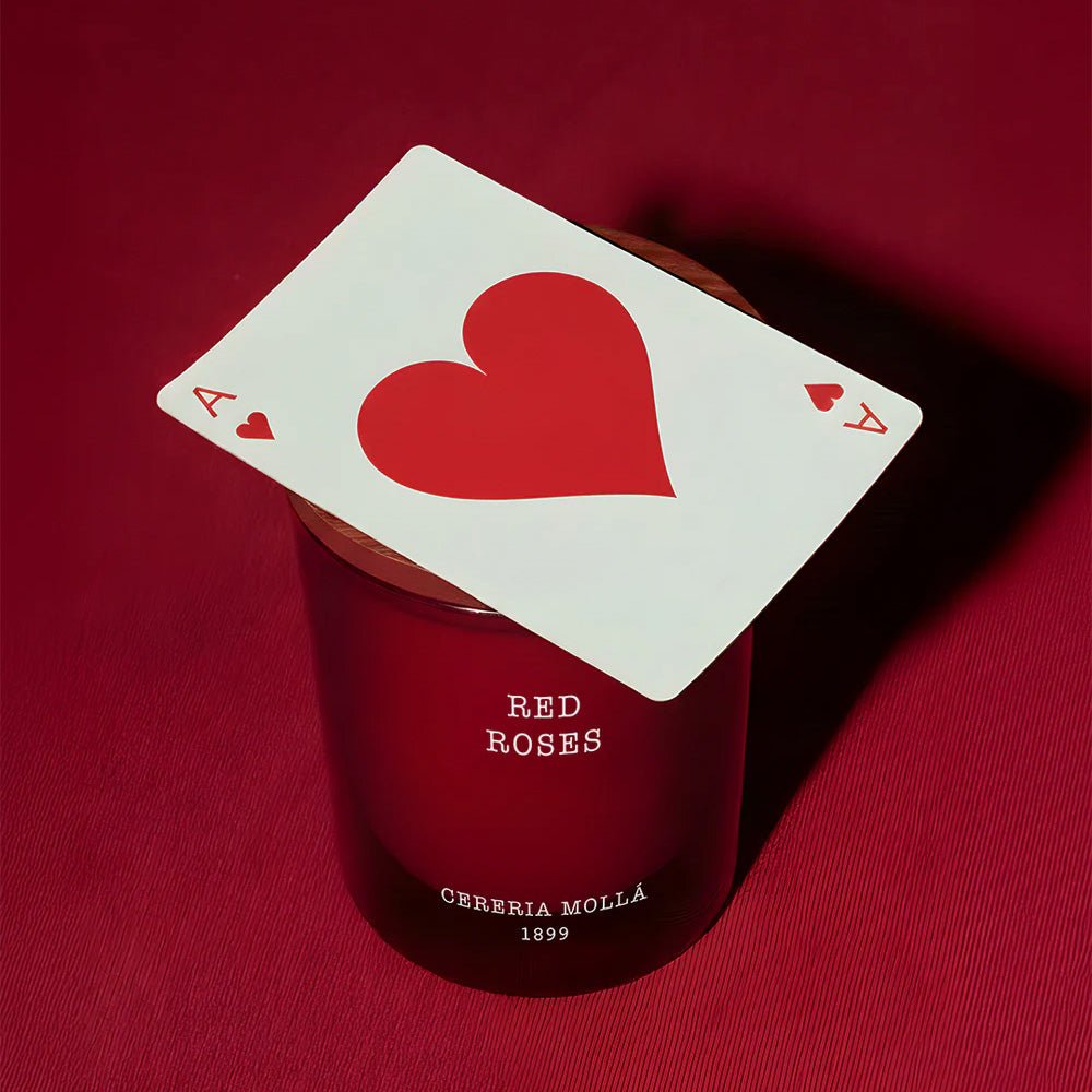 Candle Red Roses 230 GR