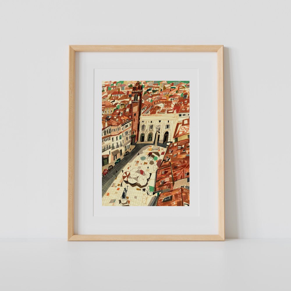 Vue de Vérone Giclée Print