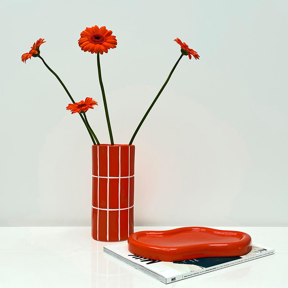 Vase Carrelage Orange