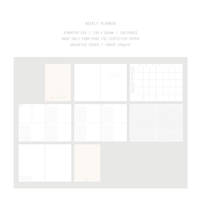 Essential Note Weekly Planner