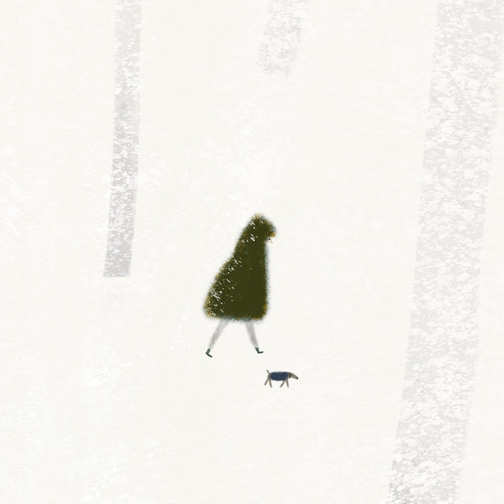 Promenade Hivernale Impression Giclée