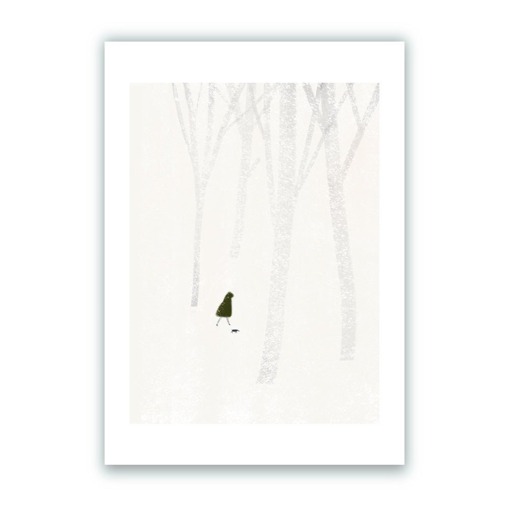 Promenade Hivernale Impression Giclée