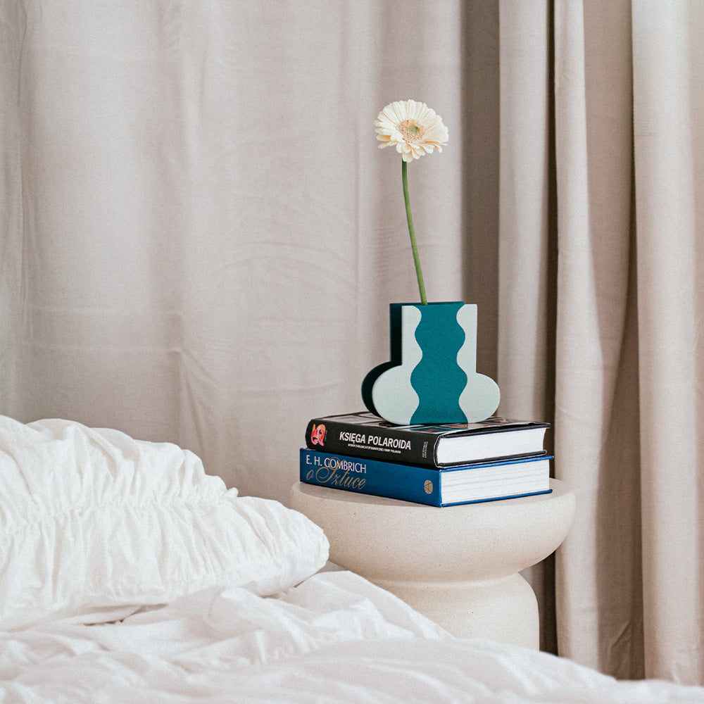 Jarrón de Madera Wave