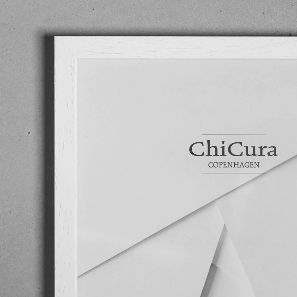 Wooden Frame A5 Glass White
