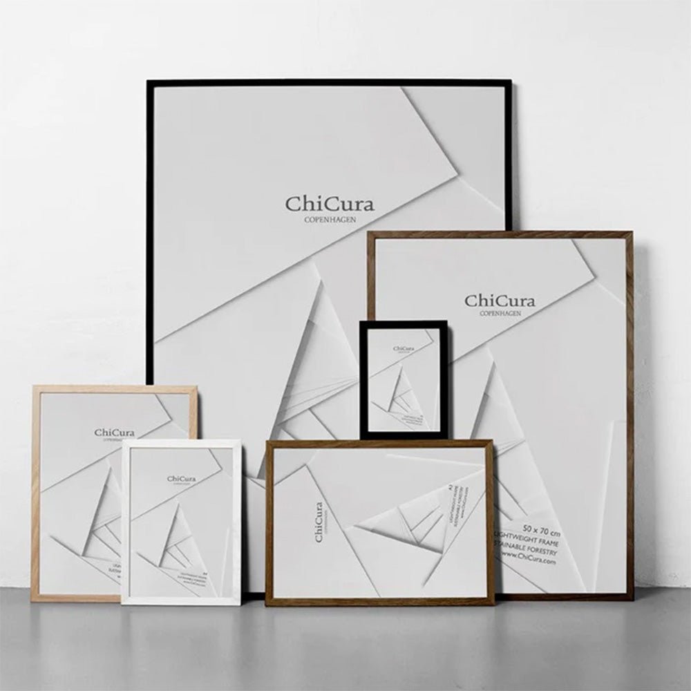 Wooden Frame A2 Glass White