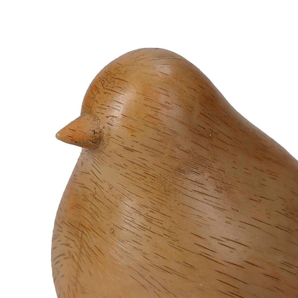 Oiseau ornemental beige L