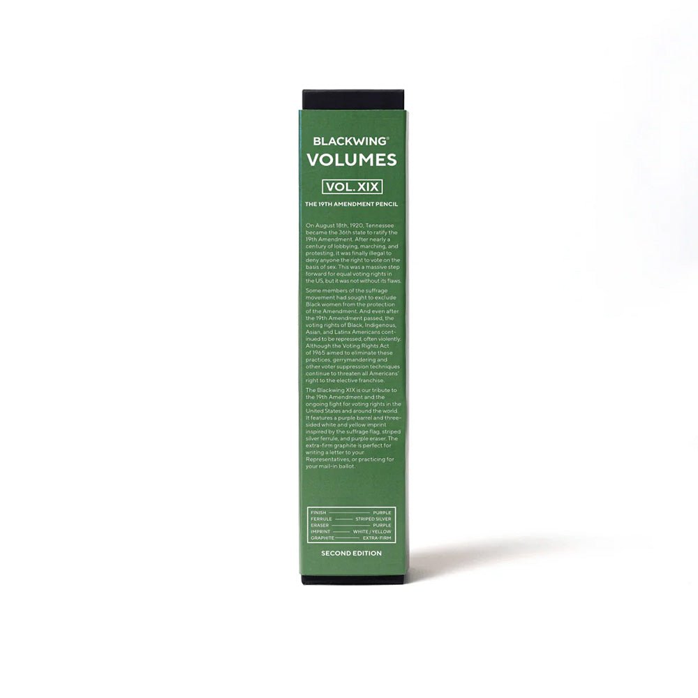 Lápiz Blackwing Volume XIX - Second Edition