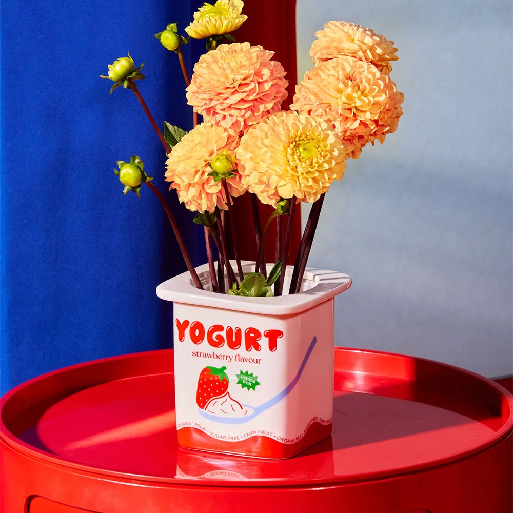 Strawberry Yogurt Vase